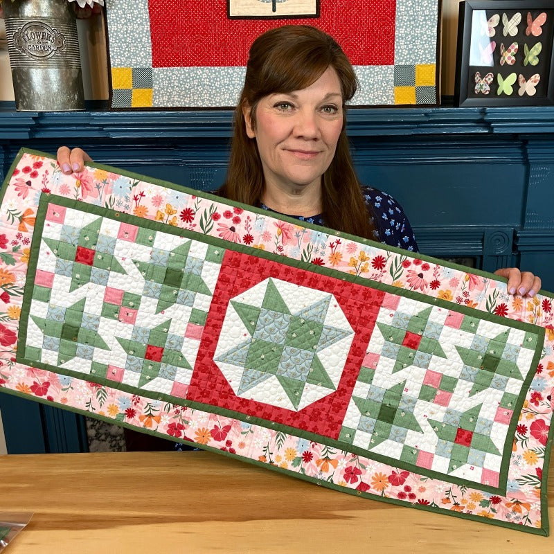 Sweet Sparkler Table Runner Kit - The Art of Home - Jacquelynne Steves