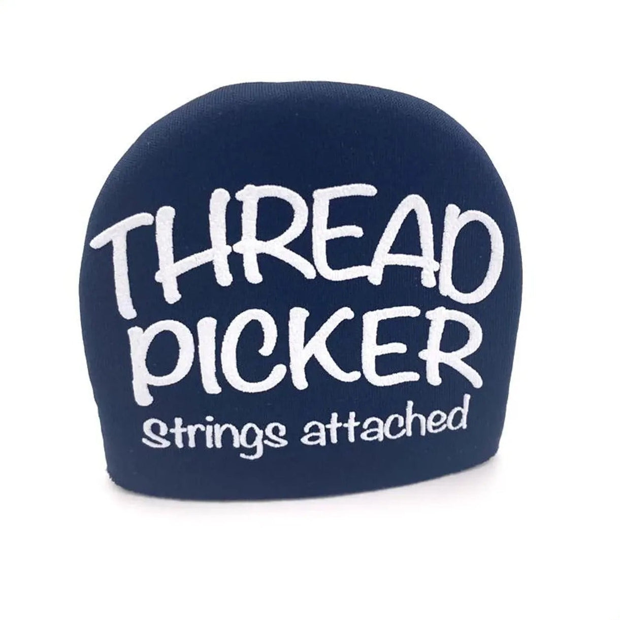 Blue container with 'Thread Picker' text on a white background