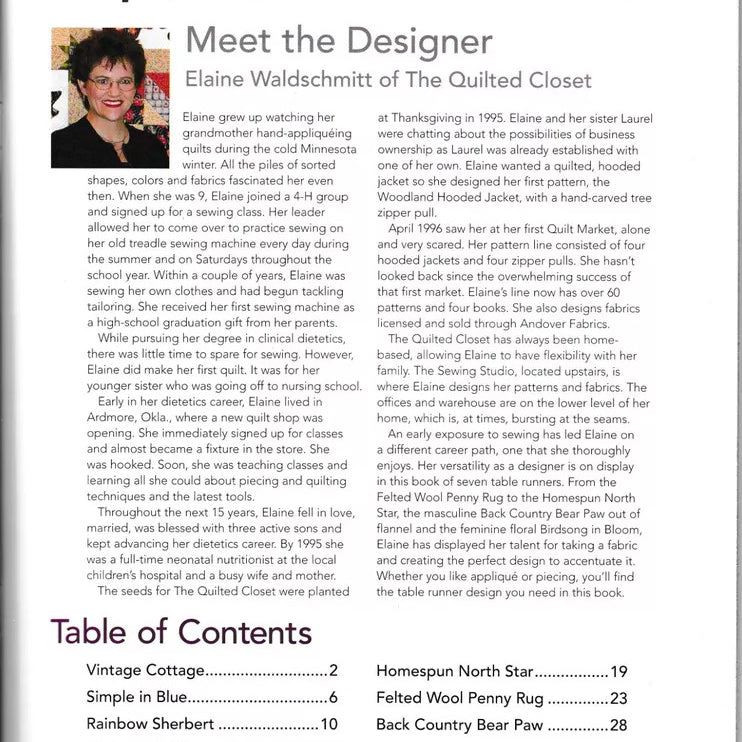 Top It With a Runner Book - The Art of Home - Jacquelynne Steves