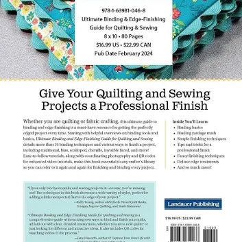 Ultimate Binding and Edge-Finishing Guide for Quilting and Sewing Book - The Art of Home - Jacquelynne Steves