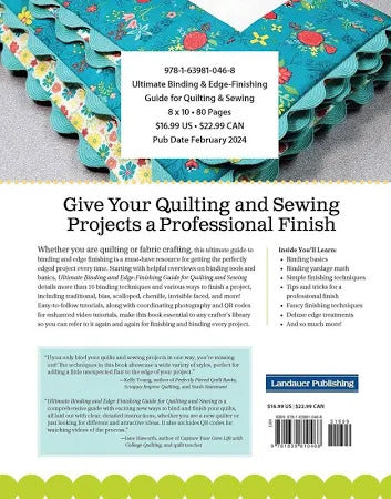Ultimate Binding and Edge-Finishing Guide for Quilting and Sewing Book - The Art of Home - Jacquelynne Steves