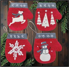 Winter Mittens Ornament Kit - The Art of Home - Jacquelynne Steves