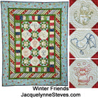 Winter Friends Quilt Pattern - Digital - Jacquelynne Steves