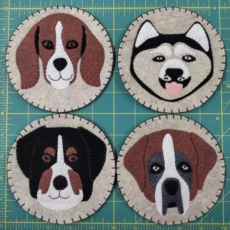 Dog Coasters & Ornaments Kit - Jacquelynne Steves