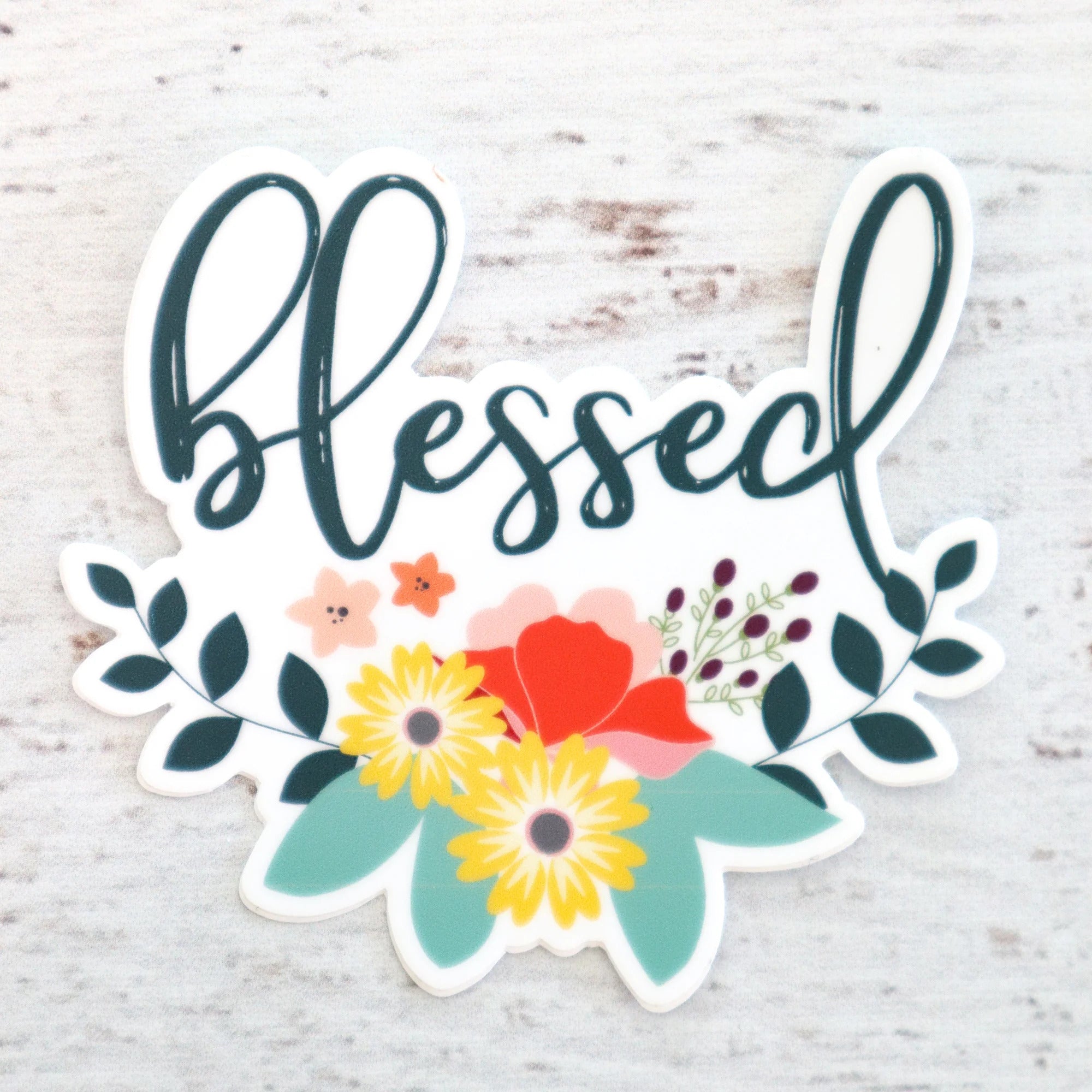 Floral Blessed Sticker - The Art of Home - Jacquelynne Steves