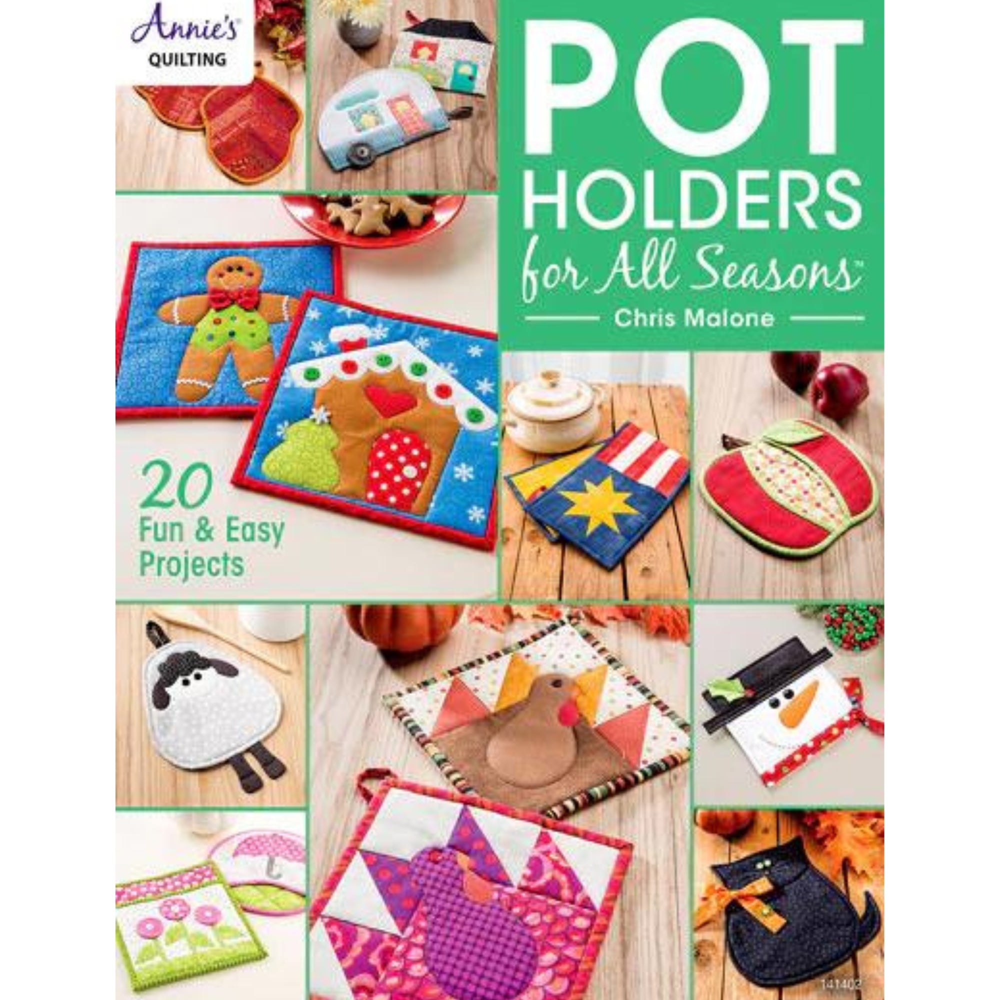 Pot Holders for All Seasons Book - Jacquelynne Steves