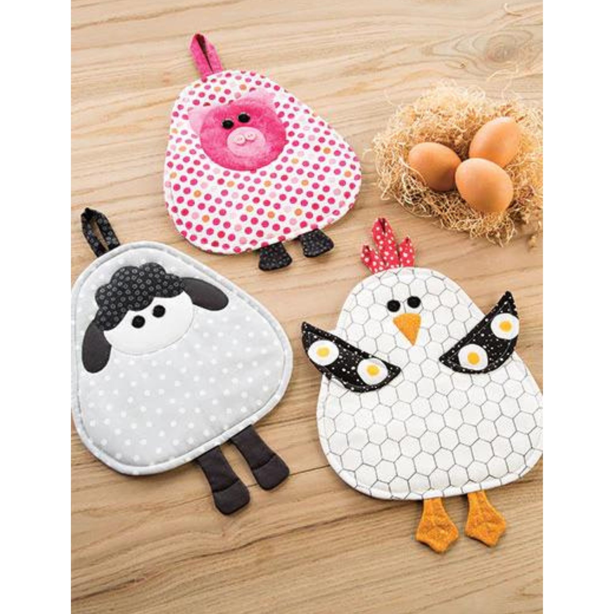 Pot Holders for All Seasons Book - Jacquelynne Steves