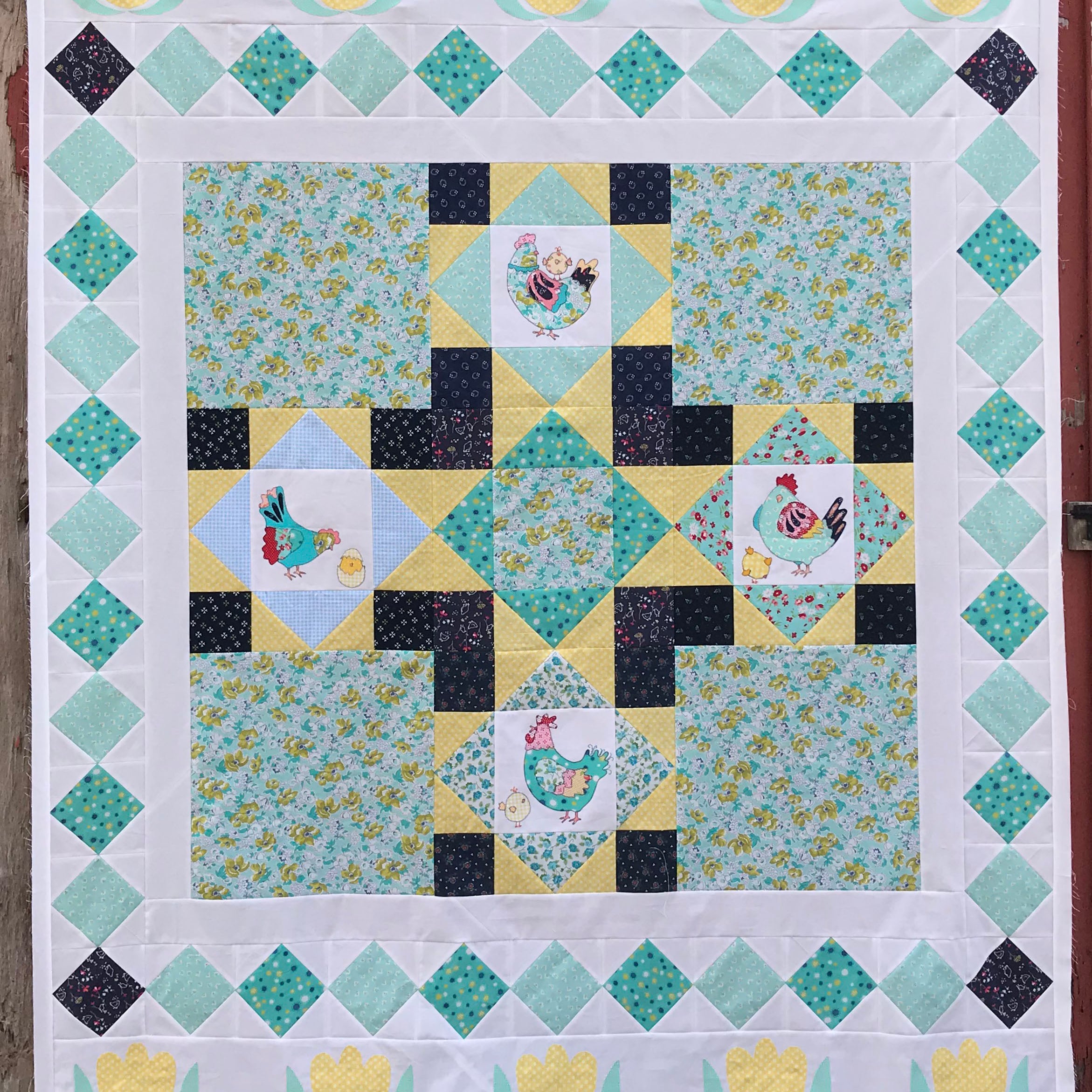 In the Hen House - Digital Pattern - Jacquelynne Steves