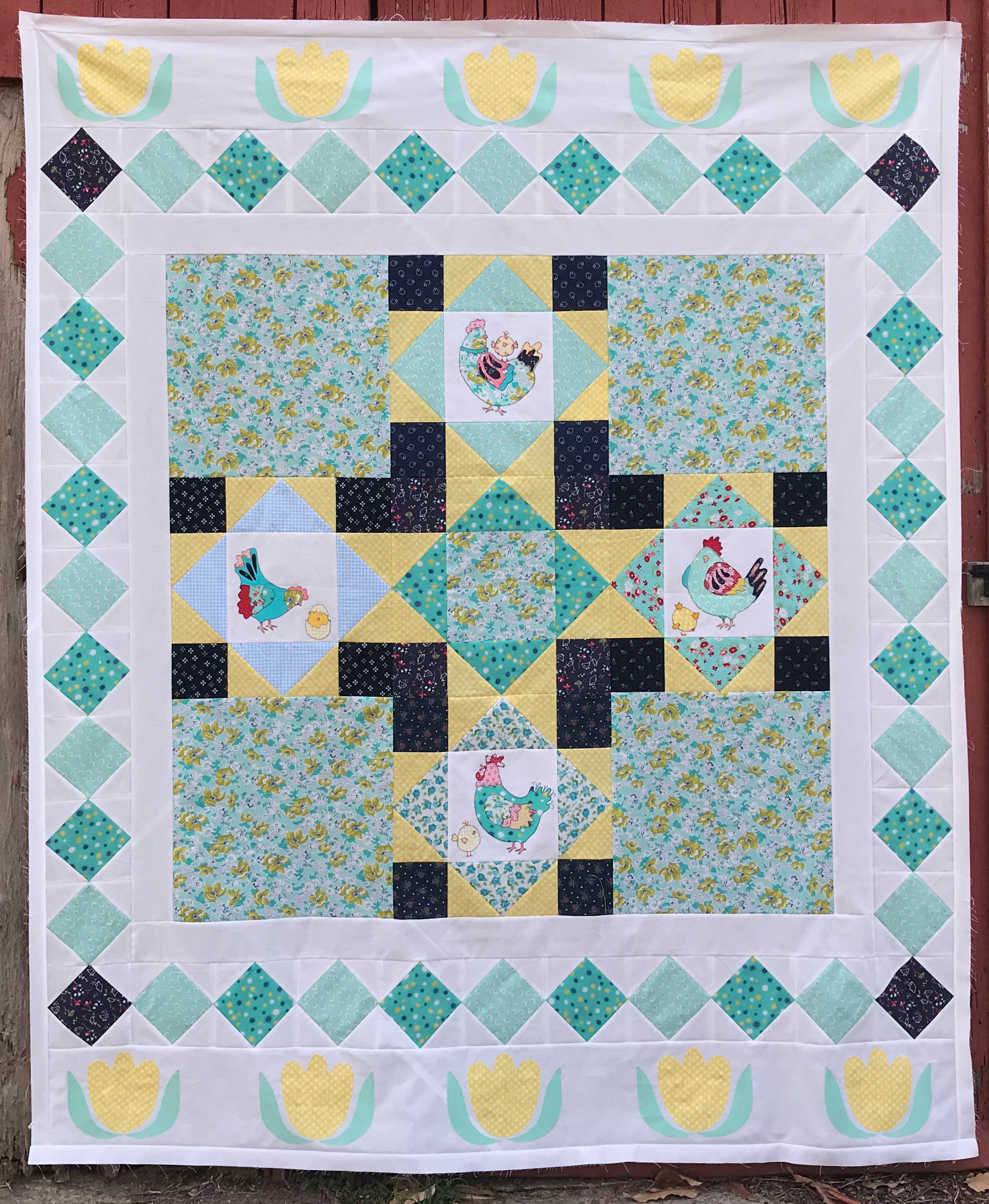 In the Hen House - Digital Pattern - Jacquelynne Steves