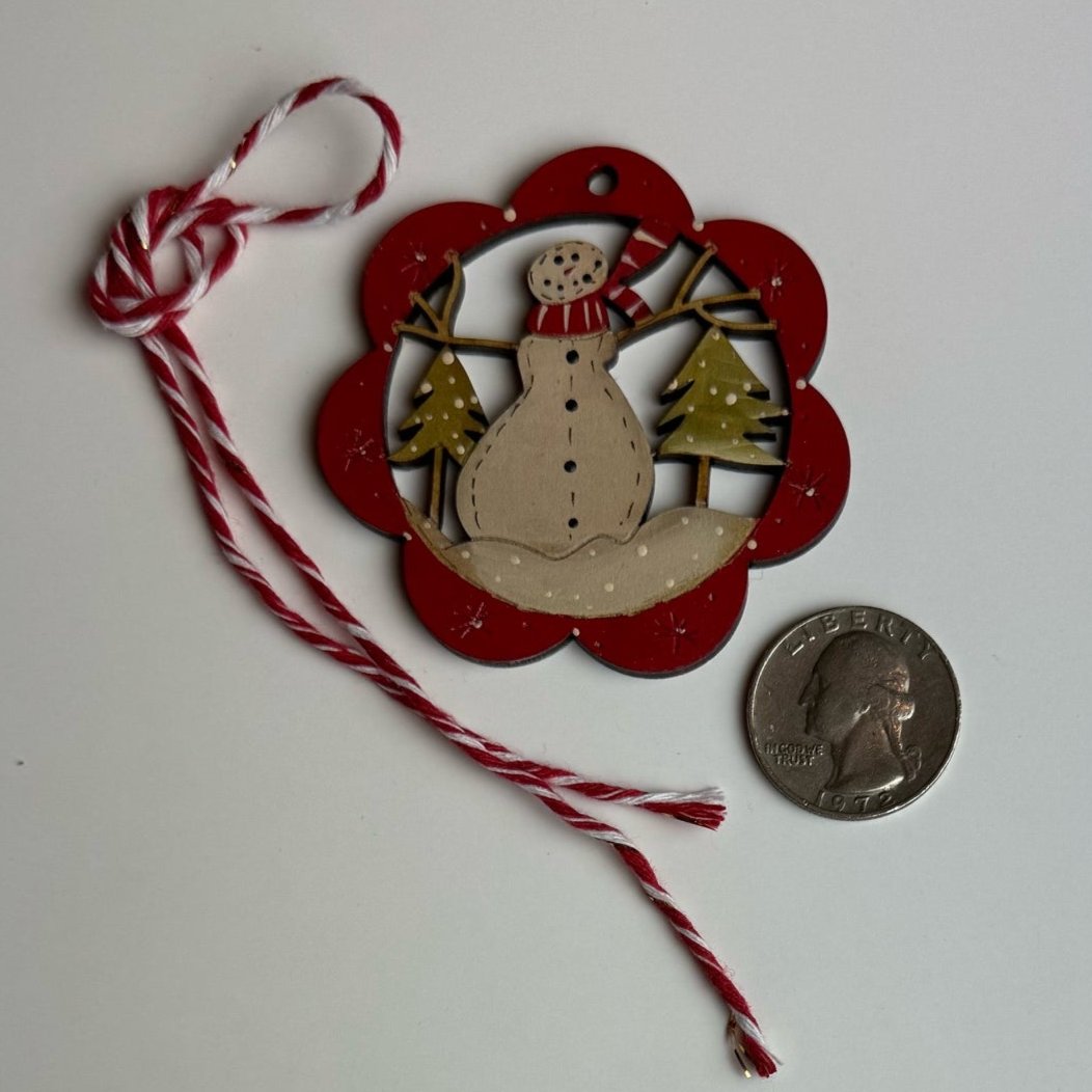 Hand-painted Wooden Ornaments - Small - The Art of Home - Jacquelynne Steves