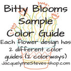 Bitty Blooms Embroidery Pattern Collection- DIGITAL - Jacquelynne Steves