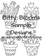 Bitty Blooms Embroidery Pattern Collection- DIGITAL - Jacquelynne Steves