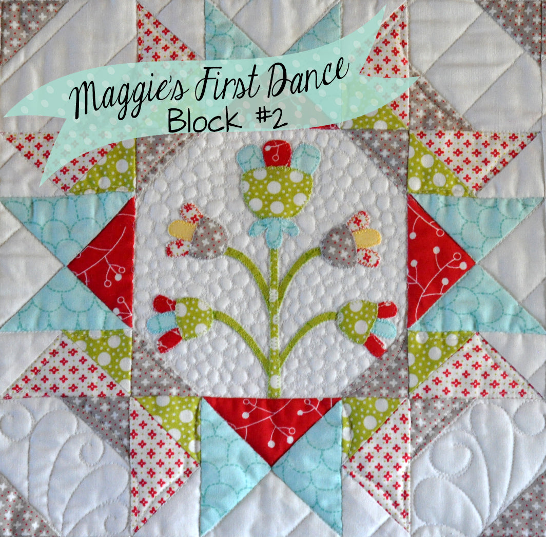 Maggie's First Dance Block of the Month Quilt Pattern - Digital - Jacquelynne Steves