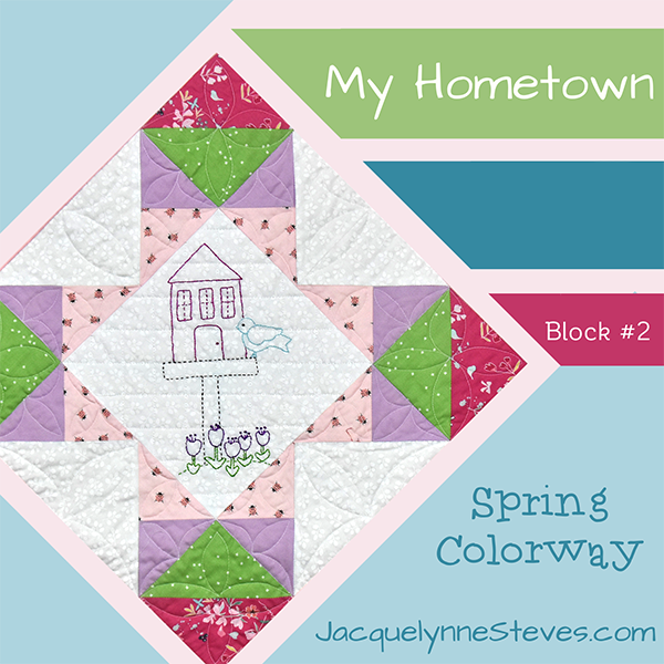 My Hometown Block of the Month Quilt Pattern - Digital - Jacquelynne Steves