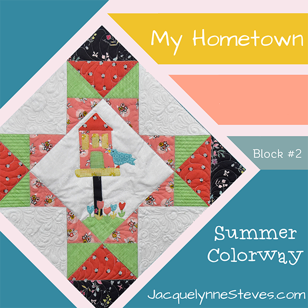 My Hometown Block of the Month Quilt Pattern - Digital - Jacquelynne Steves