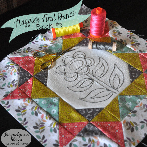 Maggie's First Dance Block of the Month Quilt Pattern - Digital - Jacquelynne Steves