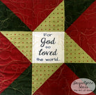 FaLaLa Holiday Table Runner - Digital Pattern - Jacquelynne Steves