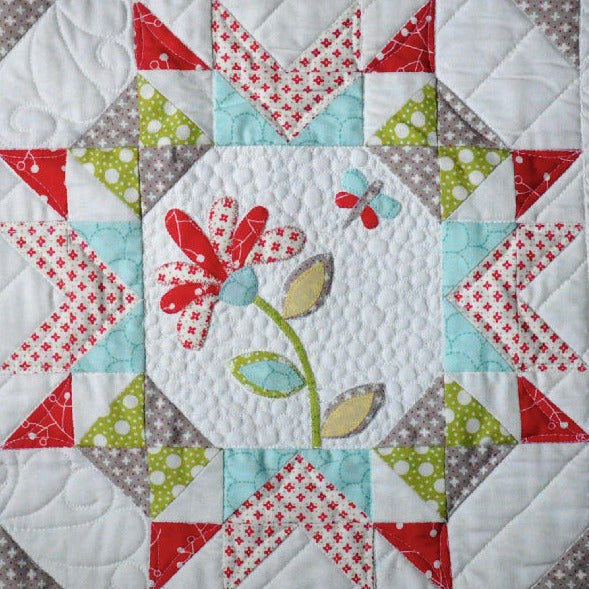 Maggie's First Dance Block of the Month Quilt Pattern - Digital - Jacquelynne Steves