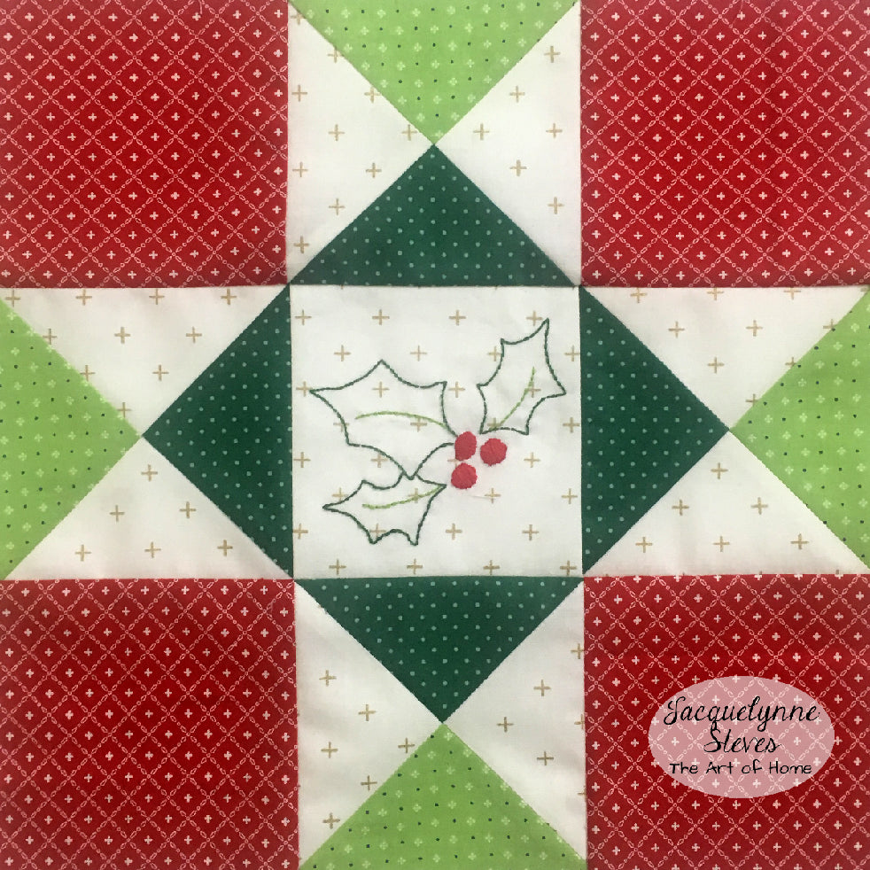 FaLaLa Holiday Table Runner - Digital Pattern - Jacquelynne Steves