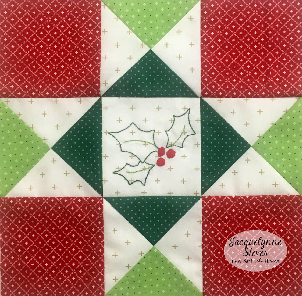 FaLaLa Holiday Table Runner - Digital Pattern - Jacquelynne Steves