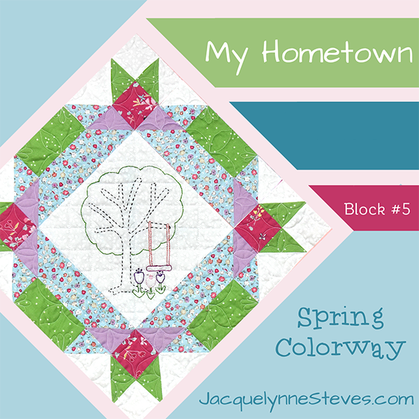My Hometown Block of the Month Quilt Pattern - Digital - Jacquelynne Steves