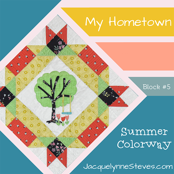 My Hometown Block of the Month Quilt Pattern - Digital - Jacquelynne Steves