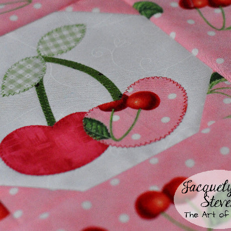 Oh, Cherry! Little Quilt Pattern- Digital - Jacquelynne Steves