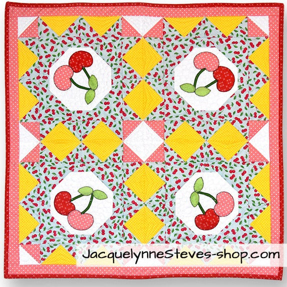 Oh, Cherry!  Little Quilt Kit - Jacquelynne Steves