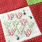 FaLaLa Holiday Table Runner - Digital Pattern - Jacquelynne Steves