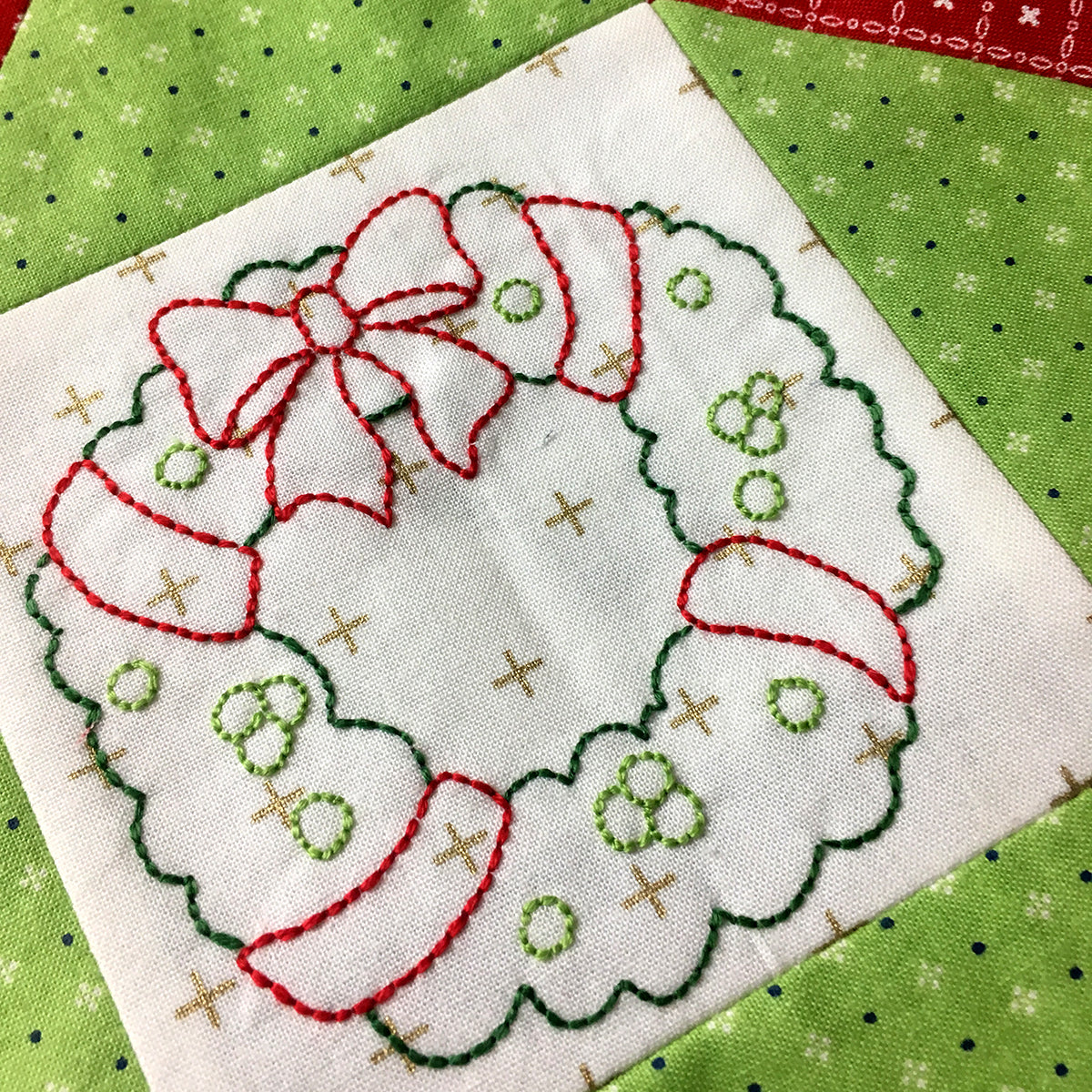FaLaLa Holiday Table Runner - Digital Pattern - Jacquelynne Steves