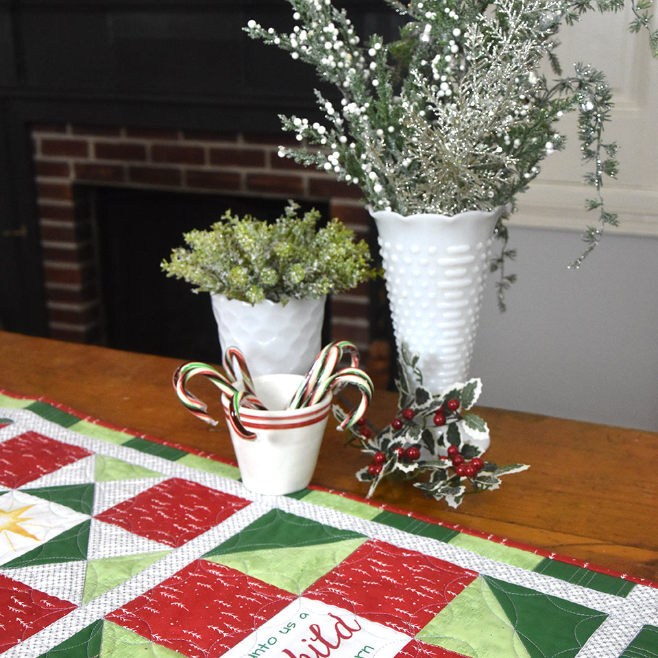 FaLaLa Table Runner Kit - Holiday or Religious - Jacquelynne Steves