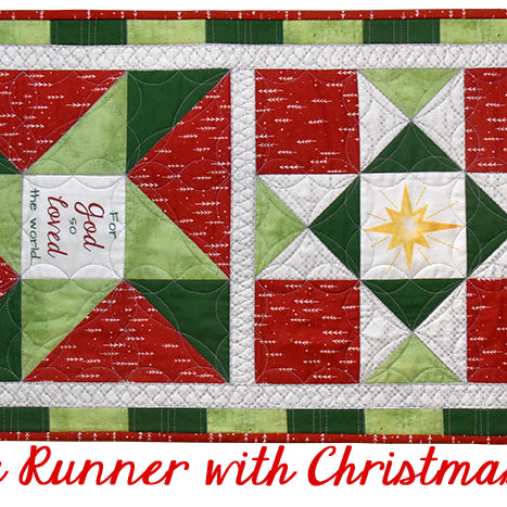 FaLaLa Table Runner Kit - Holiday or Religious - Jacquelynne Steves