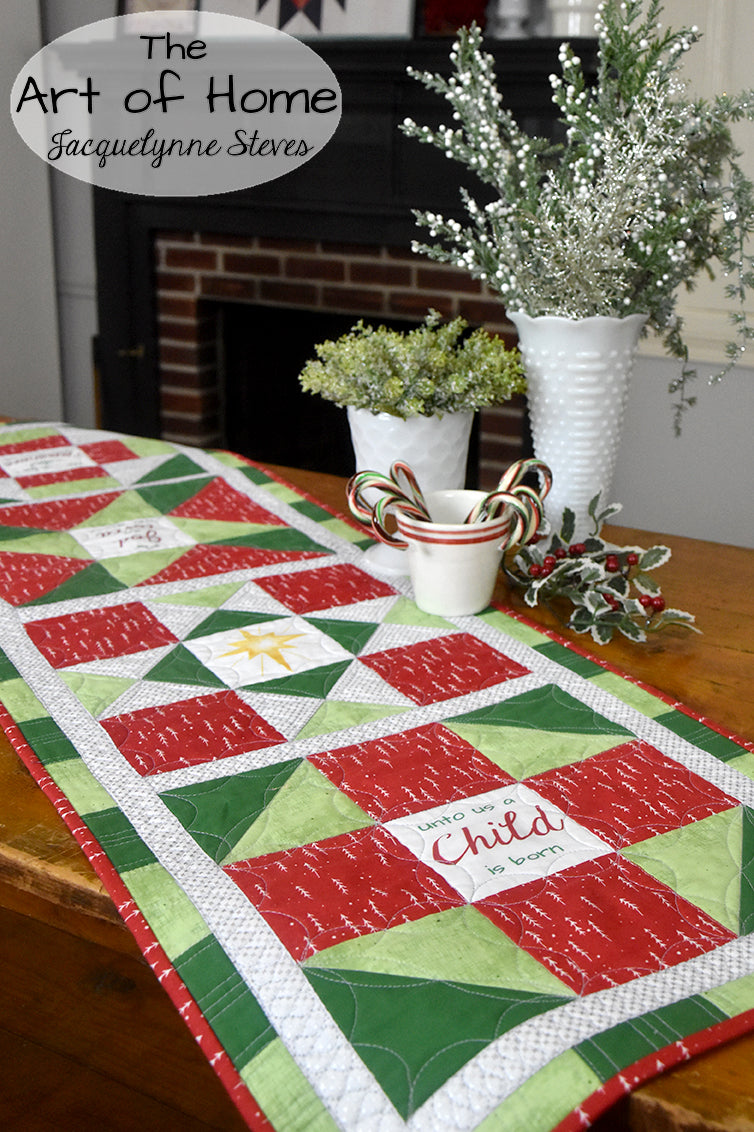 FaLaLa Table Runner Kit - Holiday or Religious - Jacquelynne Steves