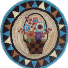 Fall Flower Basket Punch Needle Pattern - Digital - Jacquelynne Steves