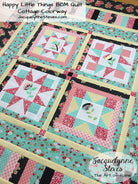 Happy Little Things Block of the Month Quilt Pattern - Digital - Jacquelynne Steves