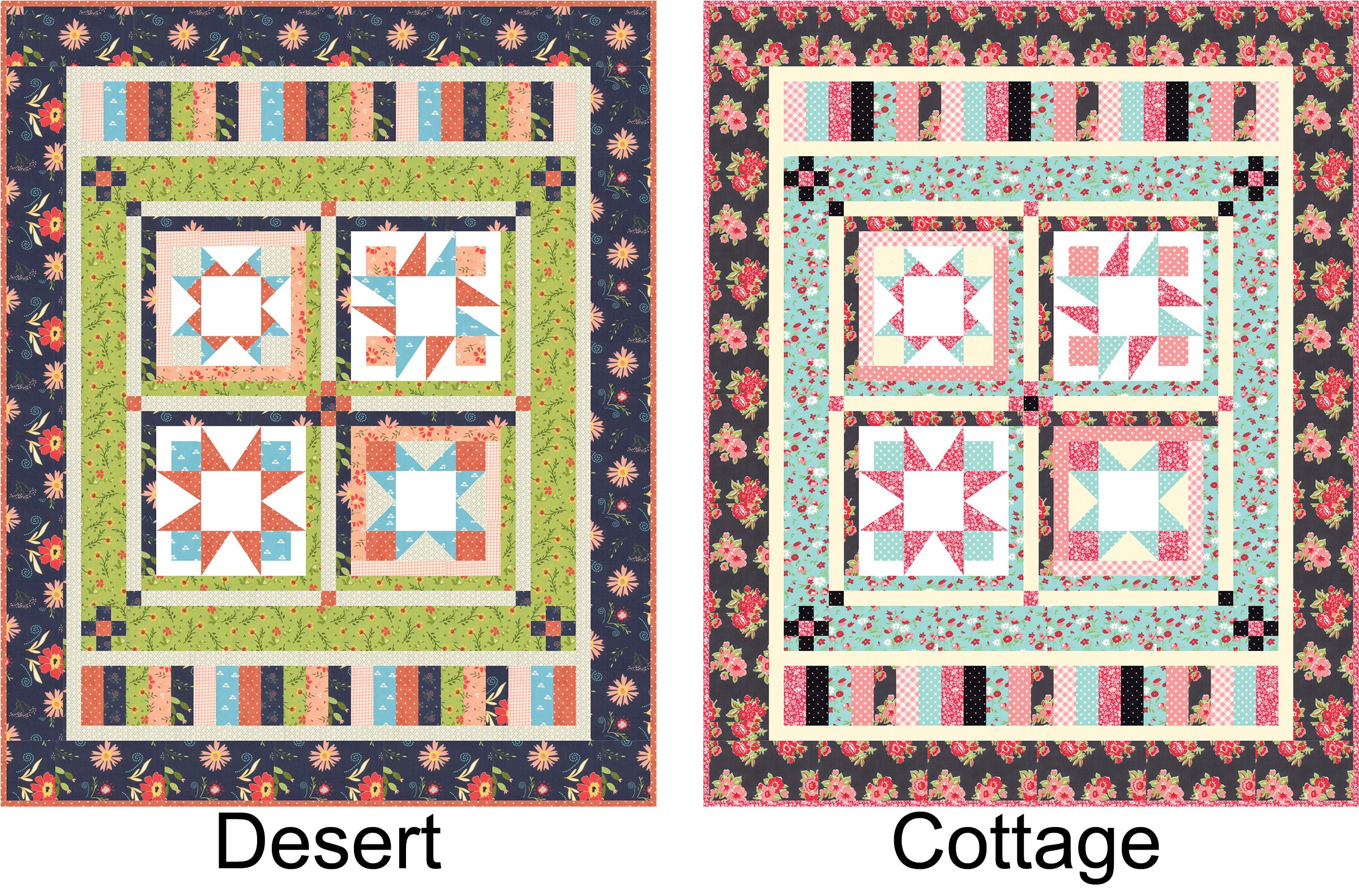 Happy Little Things Block of the Month Quilt Pattern - Digital - Jacquelynne Steves