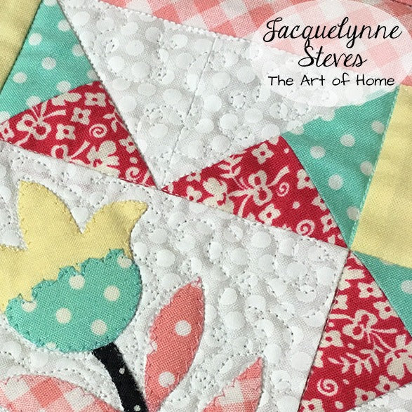 Happy Little Things Block of the Month Quilt Pattern - Digital - Jacquelynne Steves