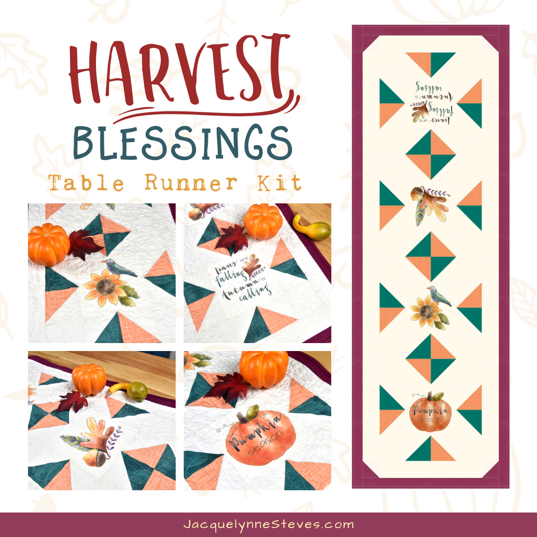 Harvest Blessings Table Runner Kit - Jacquelynne Steves