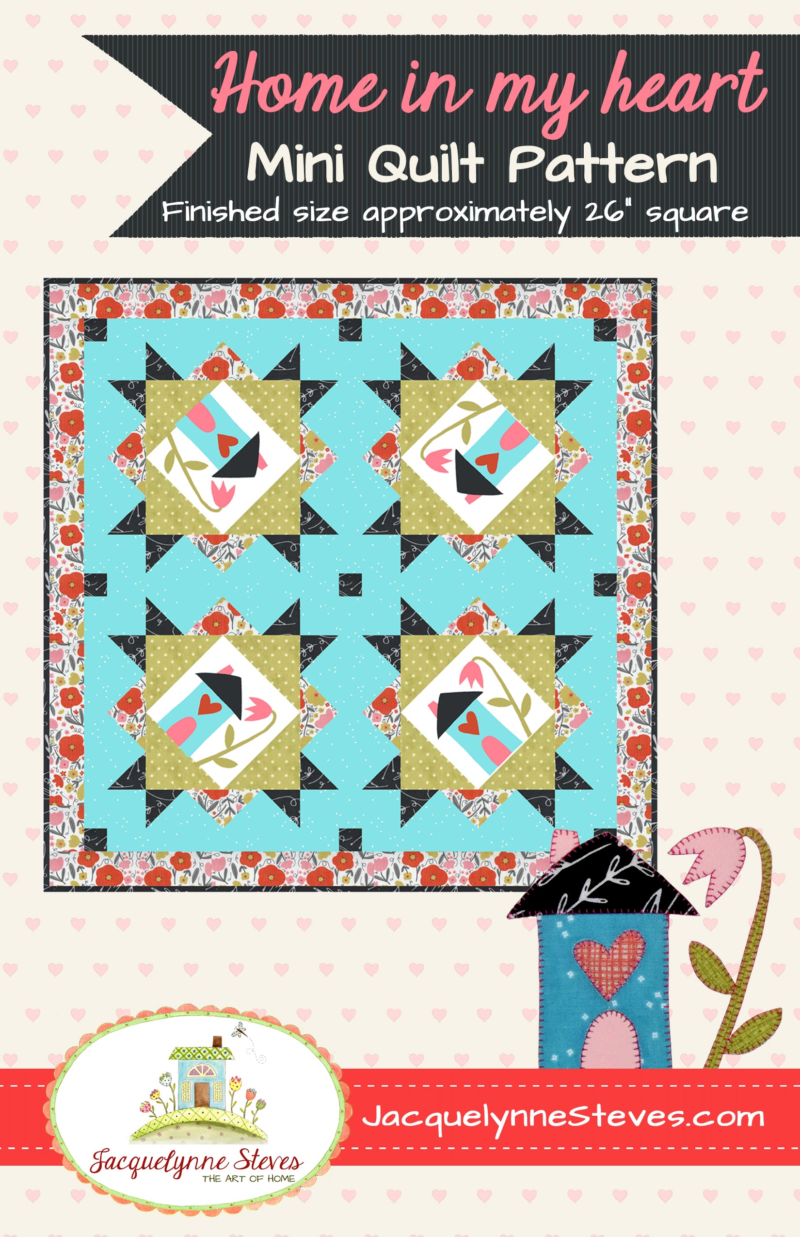 Home in My Heart Little Quilt Kit - Jacquelynne Steves