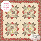 Home in My Heart Little Quilt Pattern- Digital - Jacquelynne Steves