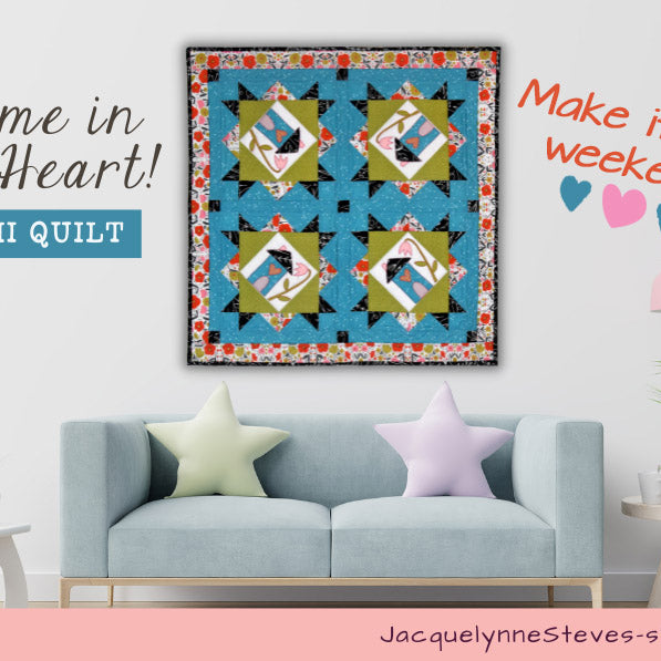 Home in My Heart Little Quilt Kit - Jacquelynne Steves