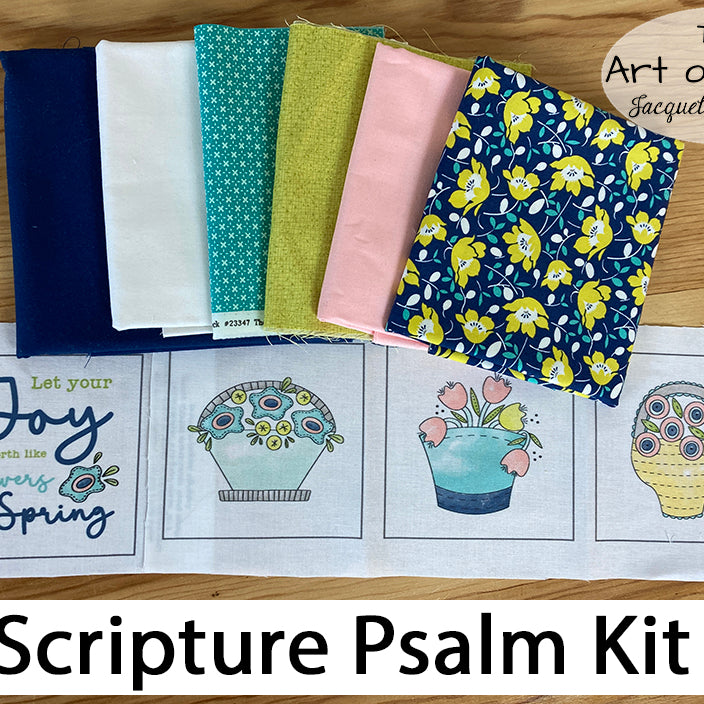 Joyful Spring Quilt Kit with Pre-Printed Panels - Jacquelynne Steves