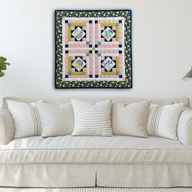 Joyful Spring Table Topper Digital Pattern - Jacquelynne Steves