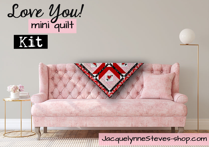Love You! Little Quilt KIT - Jacquelynne Steves
