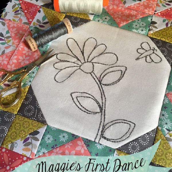 Maggie's First Dance Block of the Month Quilt Pattern - Digital - Jacquelynne Steves