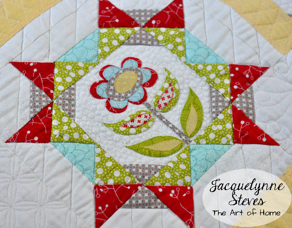 Maggie's First Dance Block of the Month Quilt Pattern - Digital - Jacquelynne Steves