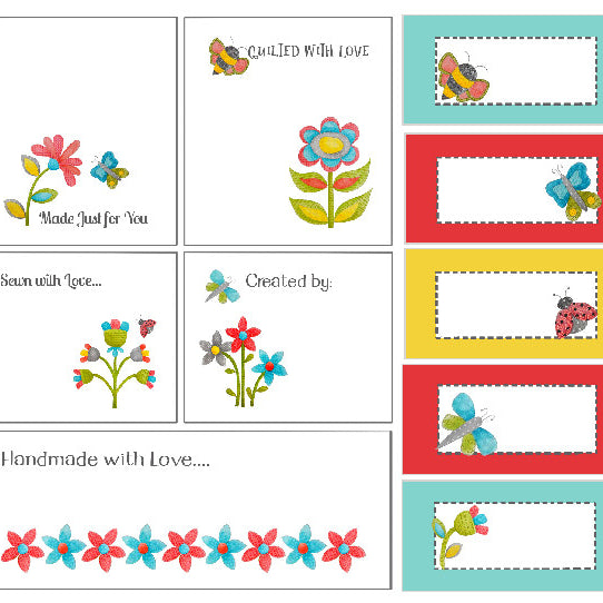 Maggie's First Dance Quilt Labels - Jacquelynne Steves