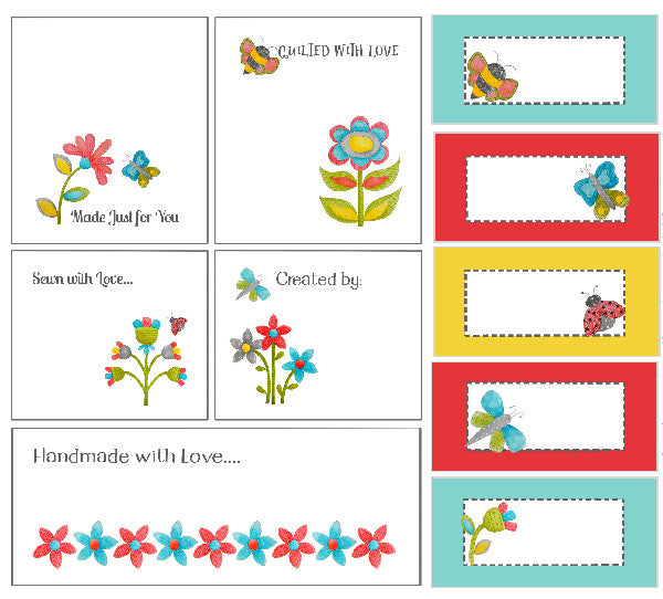 Maggie's First Dance Quilt Labels - Jacquelynne Steves