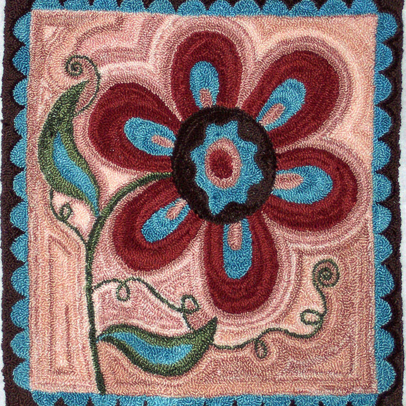 Megan's Flower Punch Needle Pattern - Digital - Jacquelynne Steves