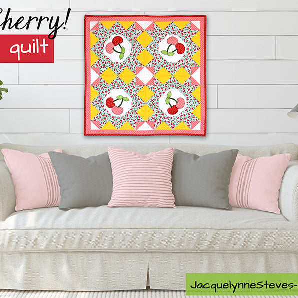 Oh, Cherry!  Little Quilt Kit - Jacquelynne Steves